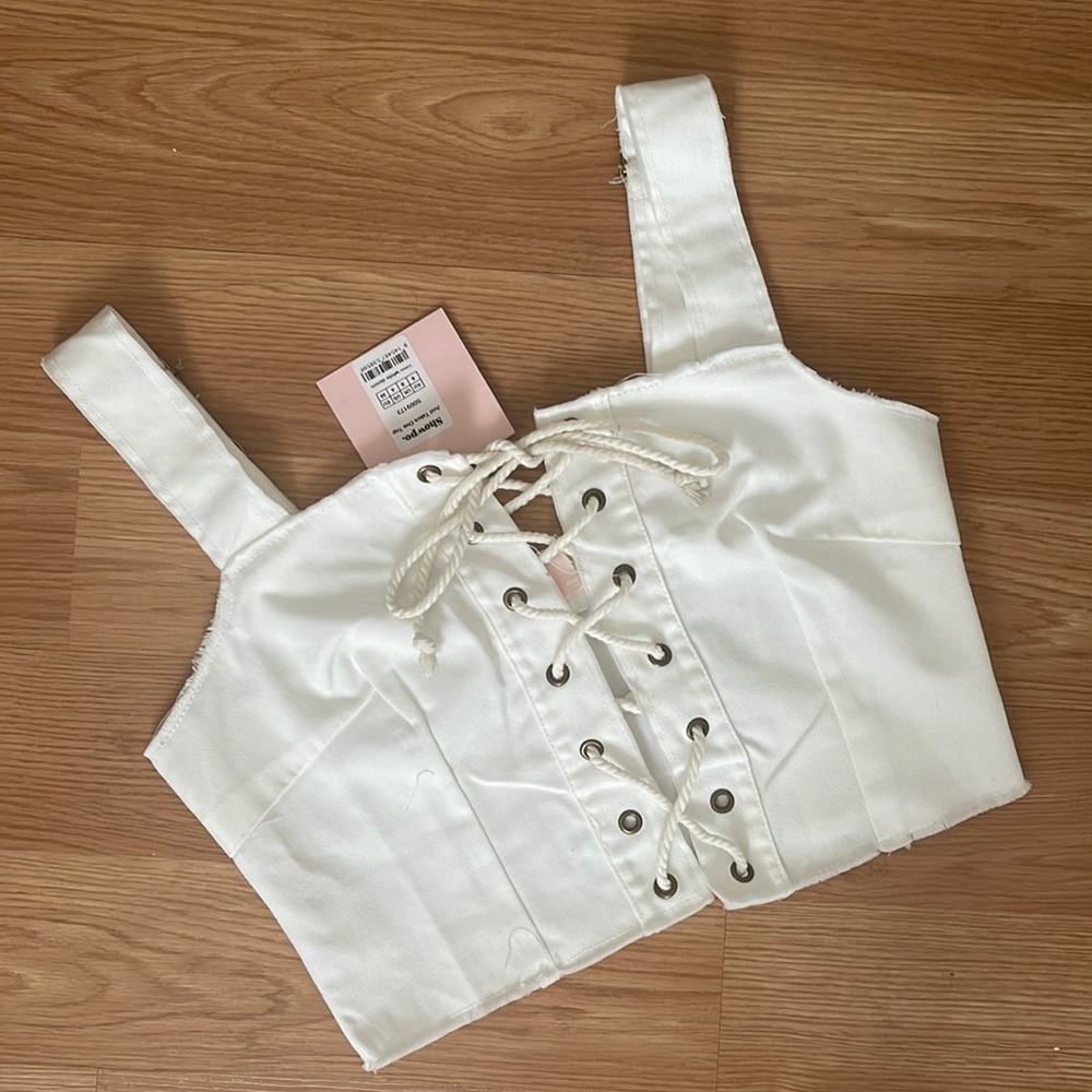 NWT Corset Type Top